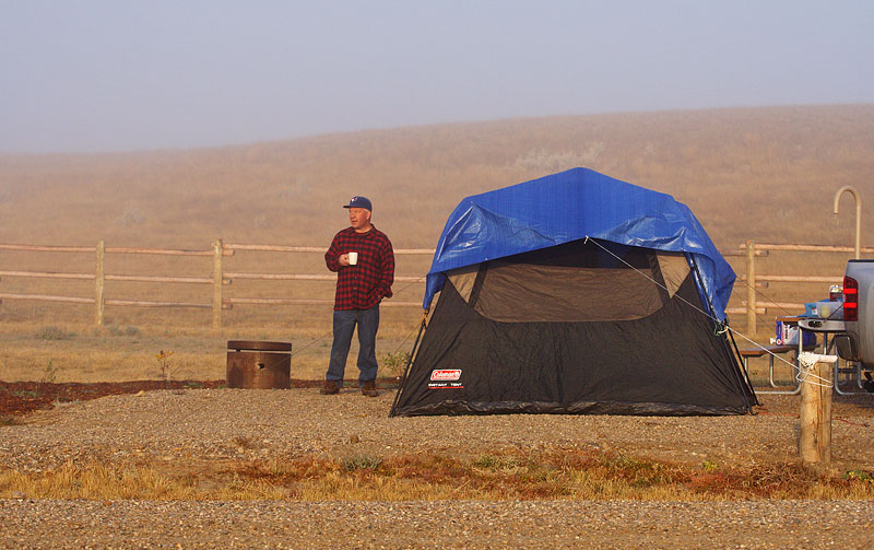 Camp ground at Grasslands